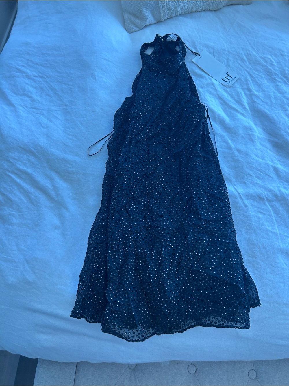 ** New with Tags - Zara Black Sequin-Embellished Dress